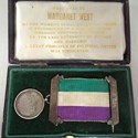 Suffragette Hunger Strike silver medal