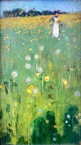 The Dandelion Field by William Nicholson