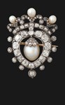 Victorian diamond and pearl brooch emerges at Tennants