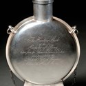 Silver hunting flask