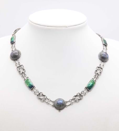 Newlyn silver necklace