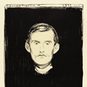 Edvard Munch self-portrait