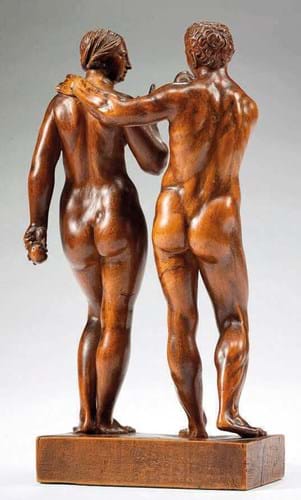 Adam and Eve sculpture