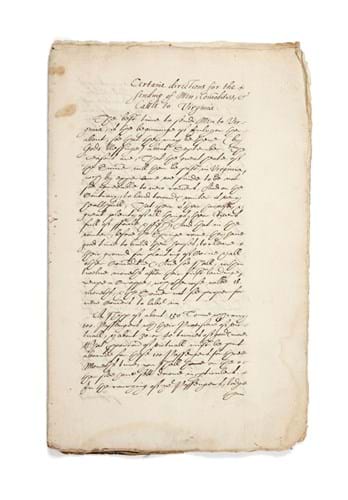 Historical American manuscript