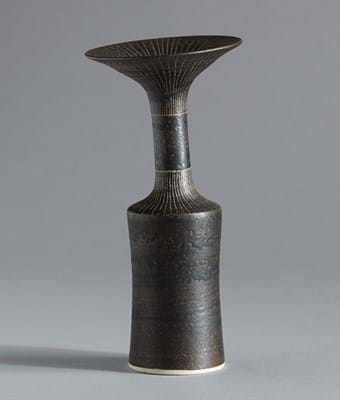Porcelain Bottle by Lucie Rie