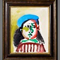Fillette au beret by Pablo Picasso