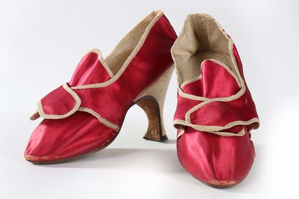 18th century satin shoes