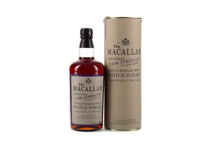 Macallan single malt scotch whisky