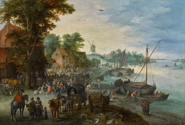 Jan Brueghel the Elder landscape