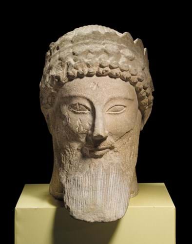 Limestone head from Toledo Museum of Art