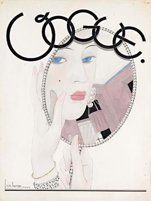 Lepape's 1927 Vogue cover 'Le Miroir