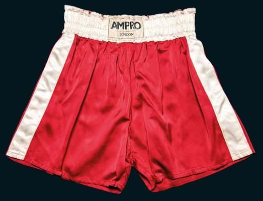 Trunks worn by Muhammad Ali