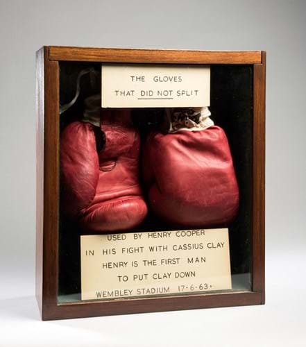 Henry Cooper boxing gloves