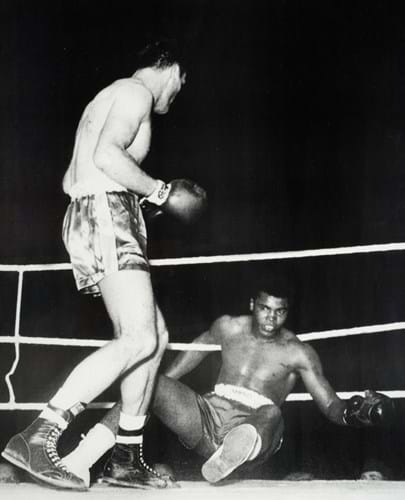 Henry Cooper and Cassius Clay