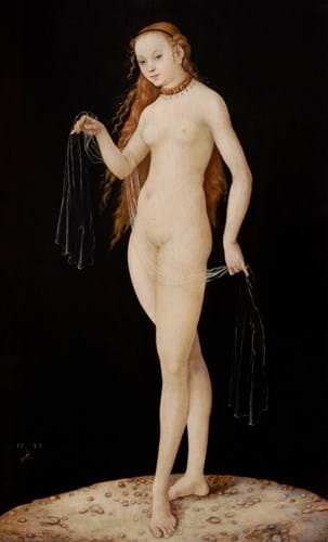 Venus, a painting attributed to Lucas Cranach the Elder
