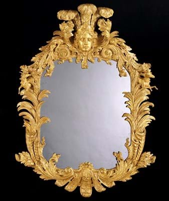 George II giltwood mirrors