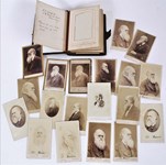 Collection of Charles Darwin visiting cards coming to Essex auction