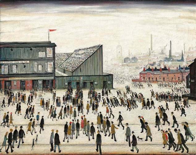 Going to the Match by LS Lowry