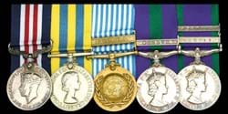Korean Military Medal won alongside a VC hero