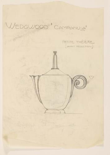 Drawing for a tea pot