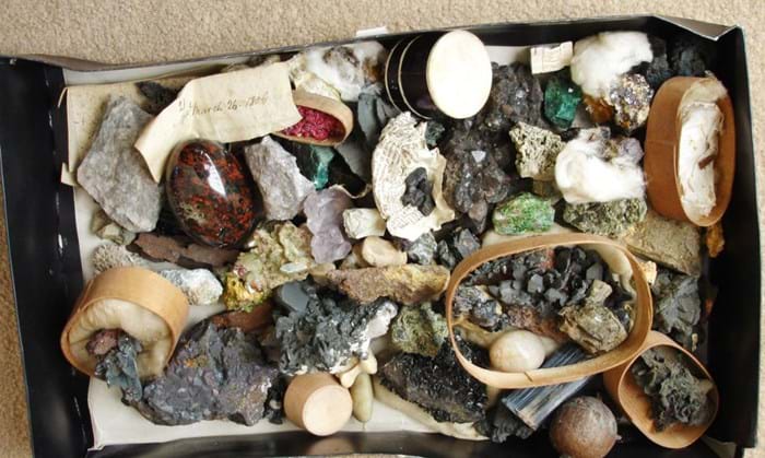 Caerhays Castle's mineral collection