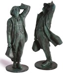 Betjeman and Lowry immortalised in bronze