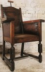 The web shop window: 1920s 'barber’s shop' oak chair