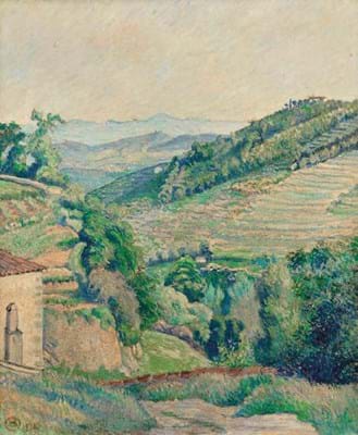 Lucien Pissarro painting