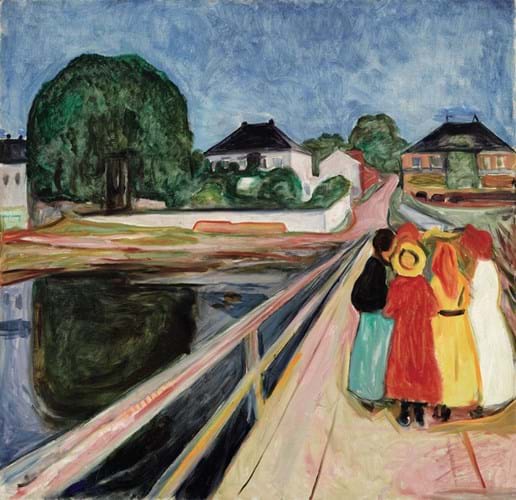 Edvard Munch's Girls on the Bridge at Sotheby's