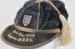 A 1958 England International three lions badge football cap