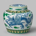 Chinese imperial doucai jar