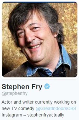 Stephen Fry twitter