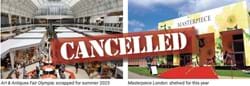 Shock closure of Olympia and Masterpiece summer fairs leaves dealer plans in disarray