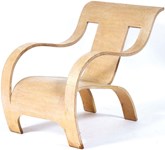Second chance to own a pioneering Summers plywood armchair