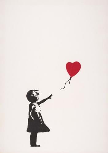 Banksy screenprint Girl with Balloon