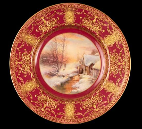Royla Worcester plate