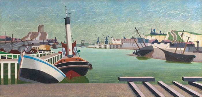 Imaginary Harbour by Edward Wadsworth