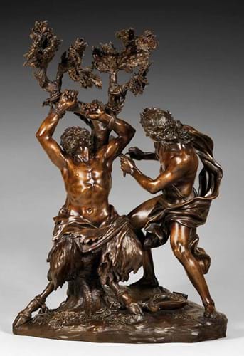 Bronze figures