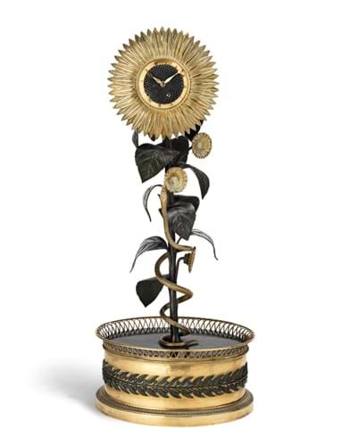 Sunflower clock