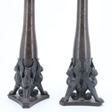 Regency bronze candlesticks