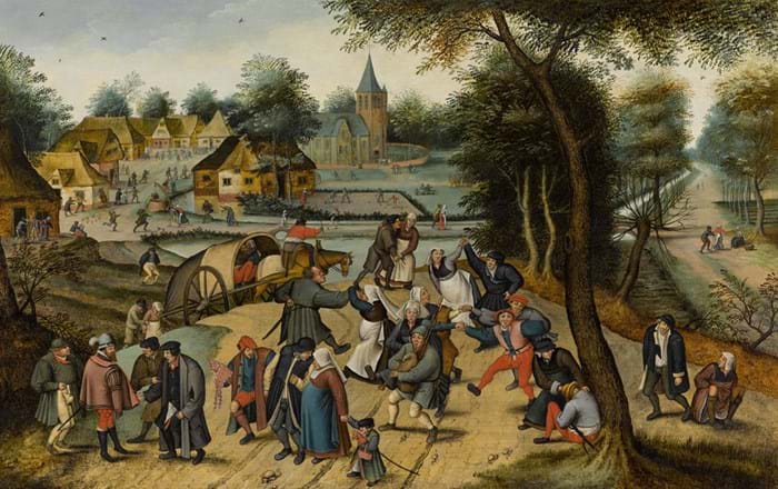 Return from the Kermesse by Pieter Brueghel the Younger 