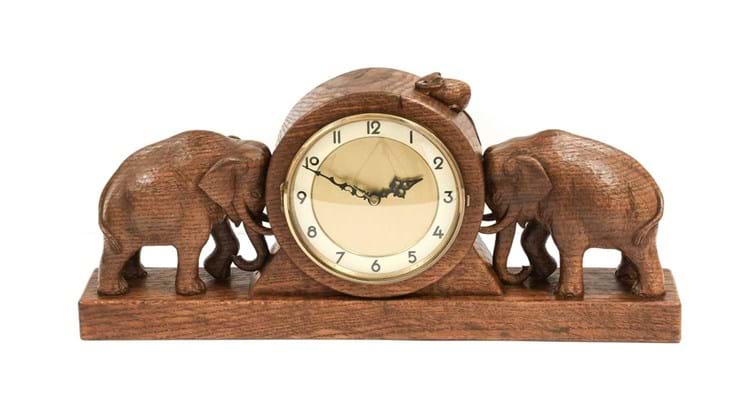 Mouseman elephants clock