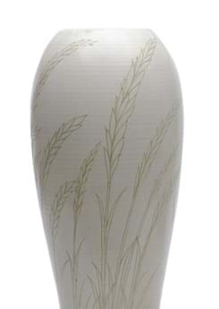 Moorcroft Waving Corn pattern exhibition vase
