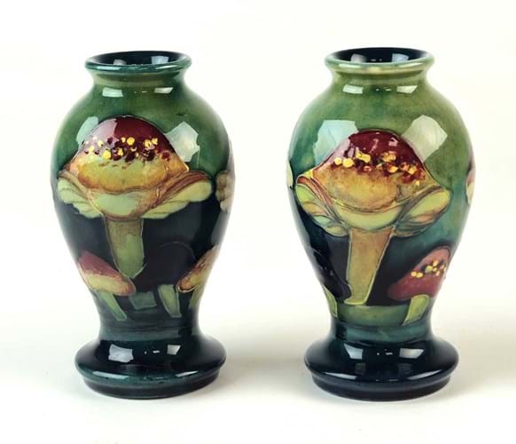 Moorcroft Claremont vases