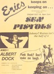 Poster from era with Sex Pistols on the cusp of success