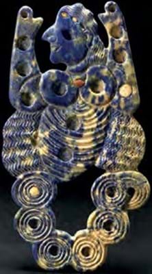 Lapis lazuli carving