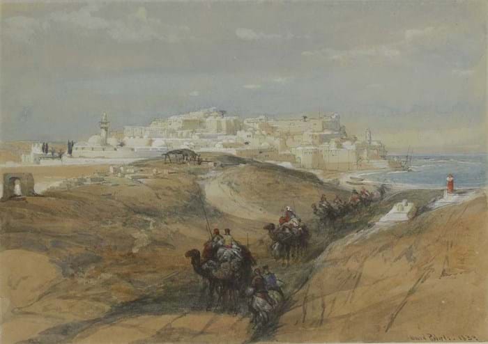 David Roberts watercolour of Jaffa