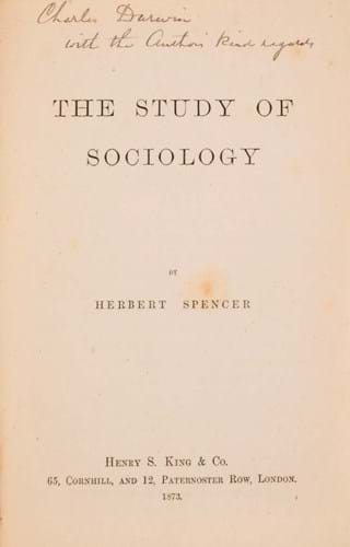 The Study of Sociology by Herbert Spencer