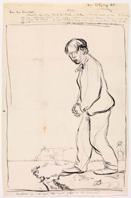 William Orpen drawing