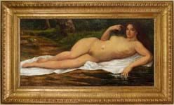 Courbet nude emerges for garden party